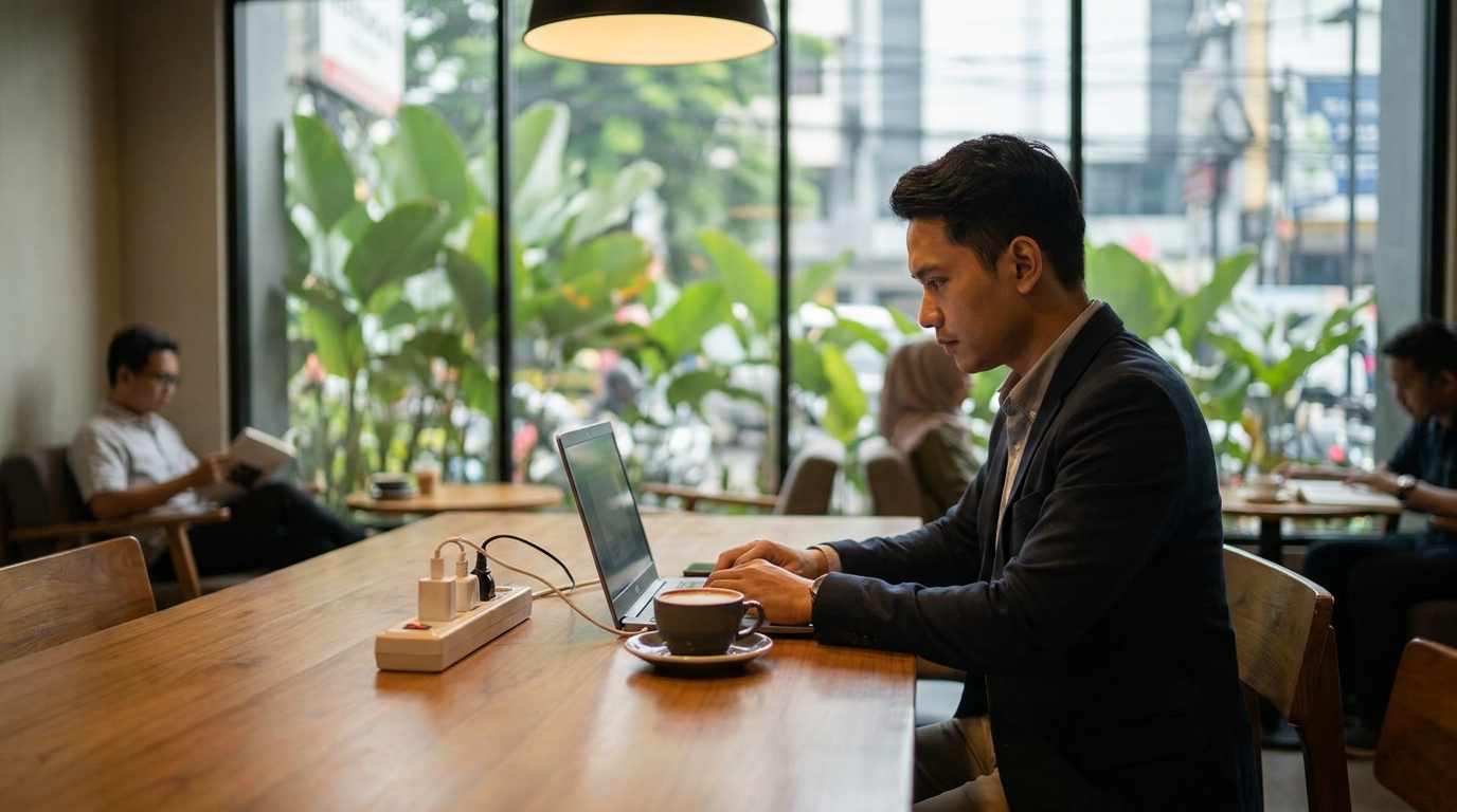 Kafe Nugas di Bandung: WiFi Kenceng, Bikin Produktif!